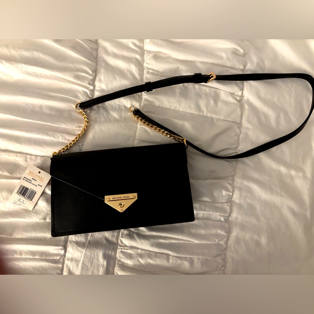 NWT Michael Kors - Grace Small Saffiano Leather Crossbody Bag